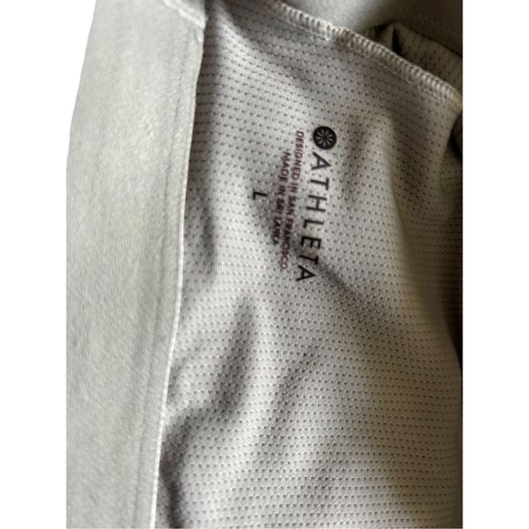 Athleta Hyper Focused Sports Bra Grey Floral size large - Picture 8 of 9